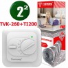 Термомат TVK-260 2 кв.м. + Thermoreg TI-200